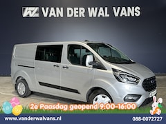Ford Transit Custom - 2.0 TDCI 170pk Automaat L2H1 Dubbele Cabine Euro6 Airco | 5-Zits | Camera | Navigatie | Ap