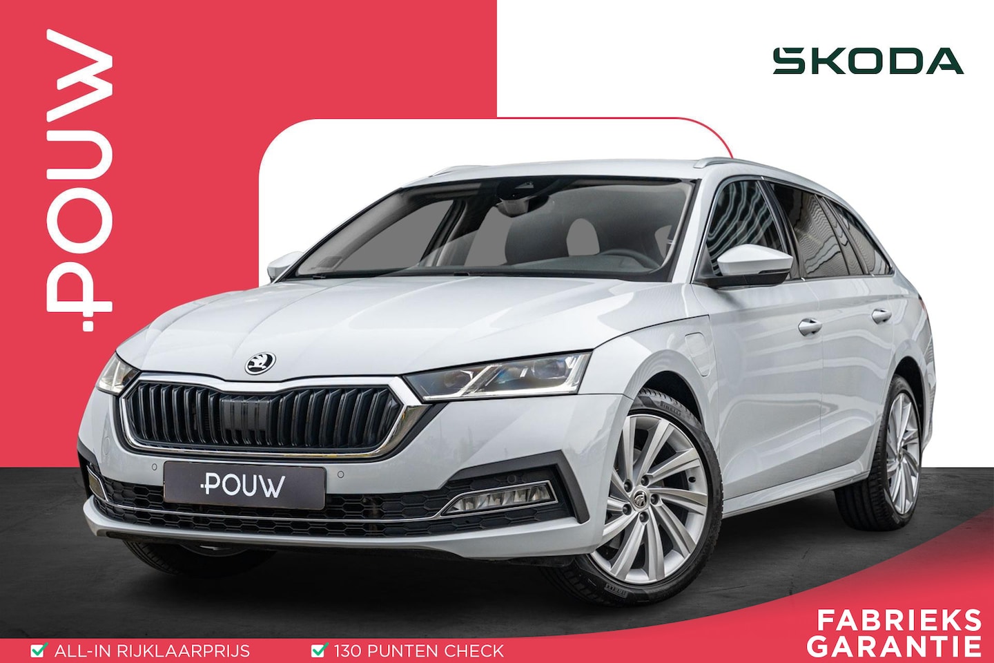 Skoda Octavia Combi - 1.4 TSI 204pk iV PHEV Business Edition Plus | Elektr. Achterklep | Stoelverwarming Voor | - AutoWereld.nl