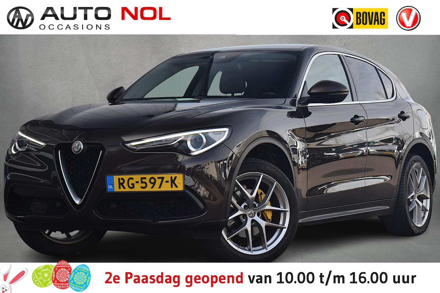 Alfa Romeo Stelvio - 2.0 T AWD Super | 310 PK | Trekhaak | Leer | Stuur- en Stoelverw. | Memory - AutoWereld.nl