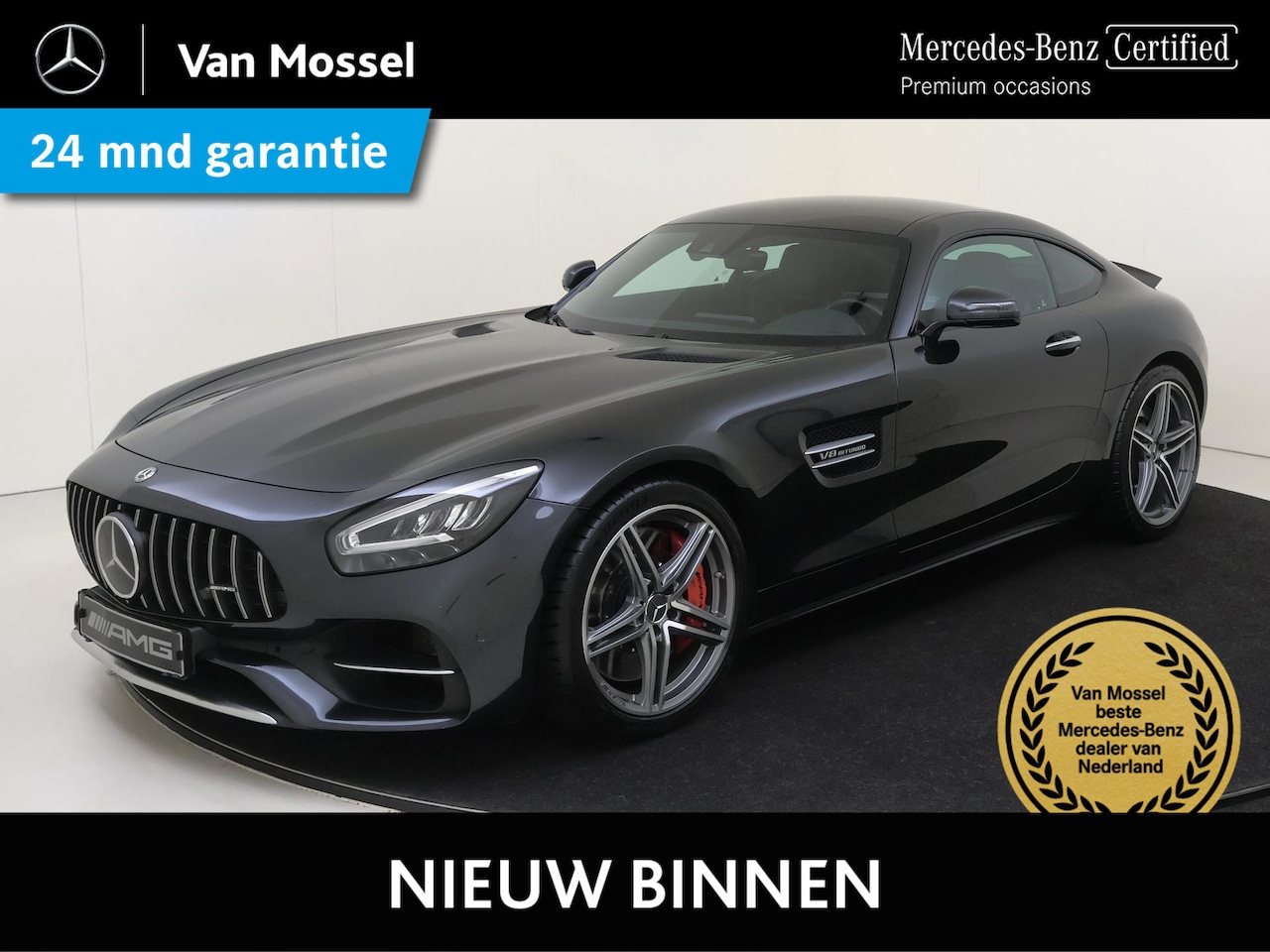 Mercedes-Benz AMG GT - 4.0 S Premium /Distronic /Memory /Digitale cockpit /Burmester /AMG Ride control - AutoWereld.nl