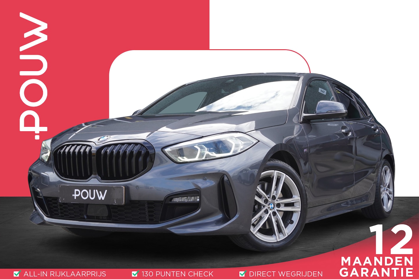 BMW 1-serie - 118i 136pk AUT High Executive | Stoelverwarming | Navigatie | Apple CarPlay/Android Auto - AutoWereld.nl