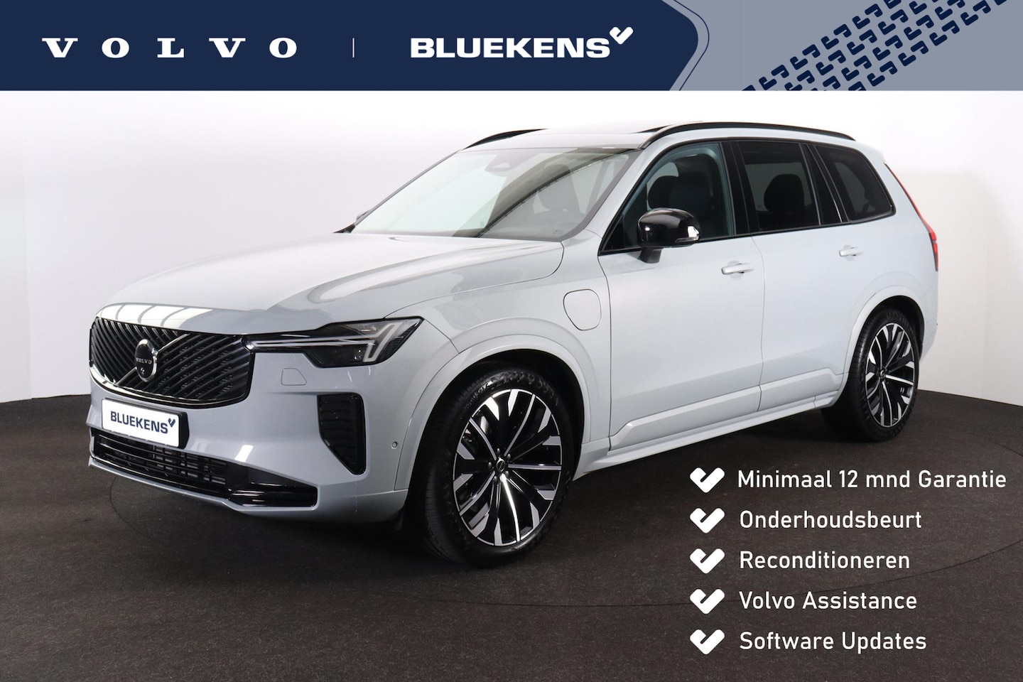 Volvo XC90 - T8 Recharge AWD Ultra Dark - Luchtvering - Panorama/schuifdak - IntelliSafe Assist & Surro - AutoWereld.nl