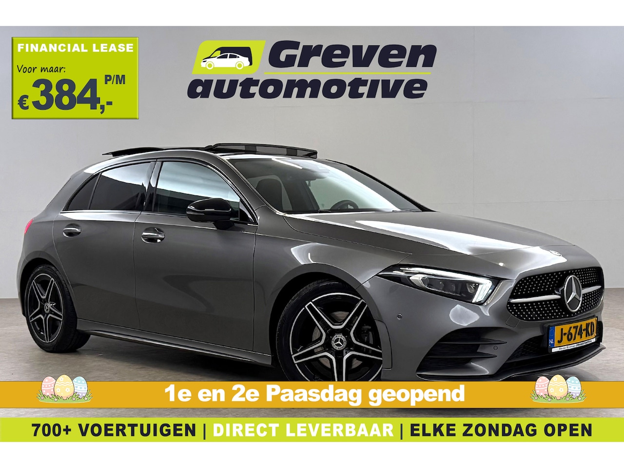 Mercedes-Benz A-klasse - 180 AMG | Pano | Burmester | Sfeer | Virtual | Camera | Memory | Keyless - AutoWereld.nl