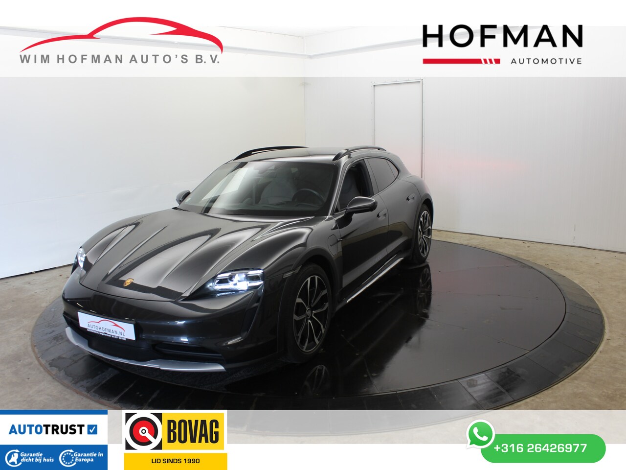 Porsche Taycan Cross Turismo - 4S 93,4 kWh 573 pk Panodak 100% SOH DualView Bose Memory Sport Chrono 360º Camera Warmtepo - AutoWereld.nl