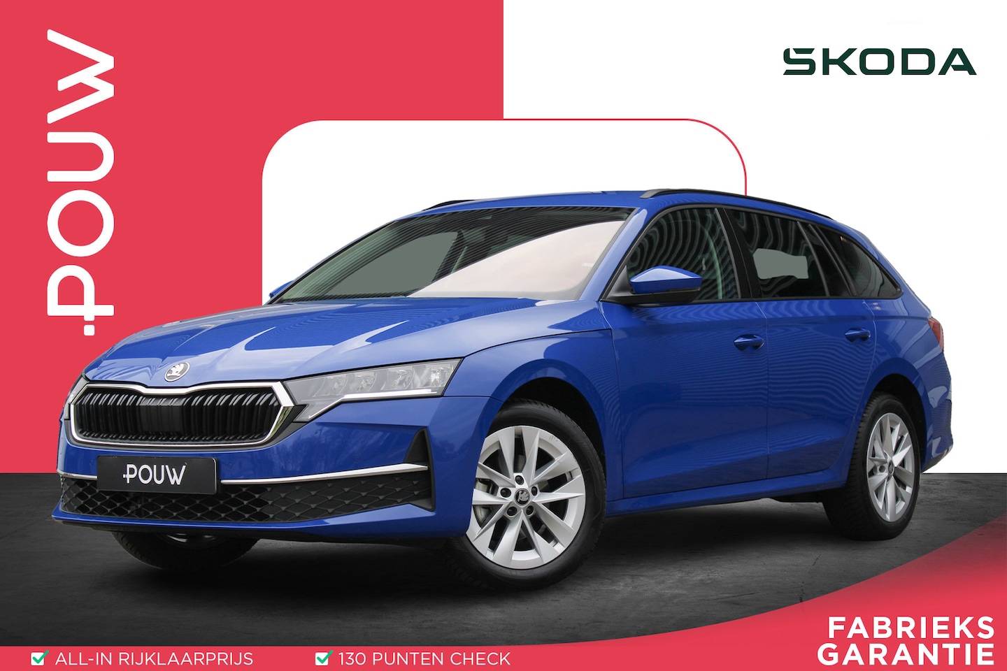 Skoda Octavia Combi - 1.5 TSI 150pk DSG MHEV Business Edition Plus | Trekhaak | Elektri. Achterklep | Stoelverwa - AutoWereld.nl