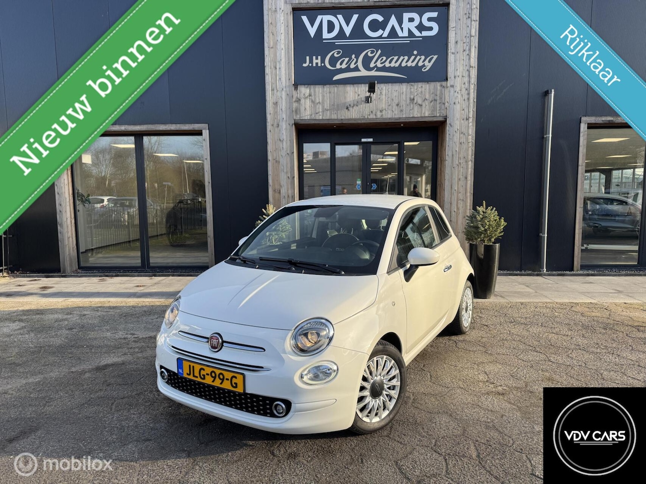 Fiat 500 - 1.0 Hybrid Lounge | Clima | Cruise | Apple/Android Car | LMV - AutoWereld.nl