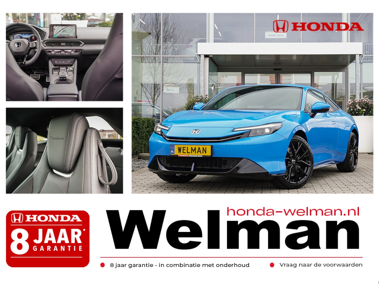 Honda Prelude - 2.0i e:HEV ADVANCE - NIEUW - FULL HYBRID - AUTOMAAT - AutoWereld.nl