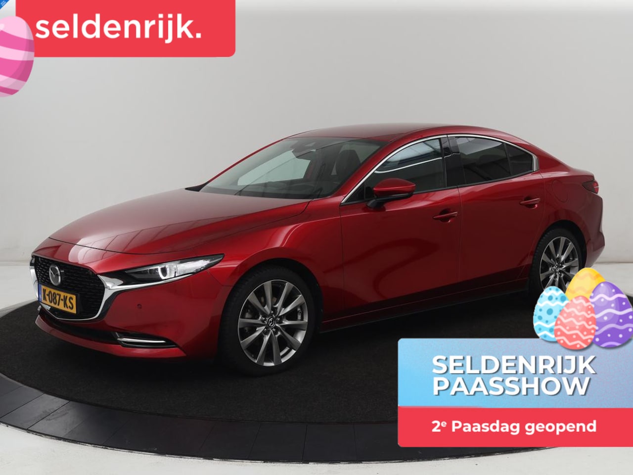 Mazda 3 - 2.0 e-SkyActiv-X M Hybrid 180 Luxury | Leder | Head-Up | Stoelverwarming | Trekhaak | Bose - AutoWereld.nl