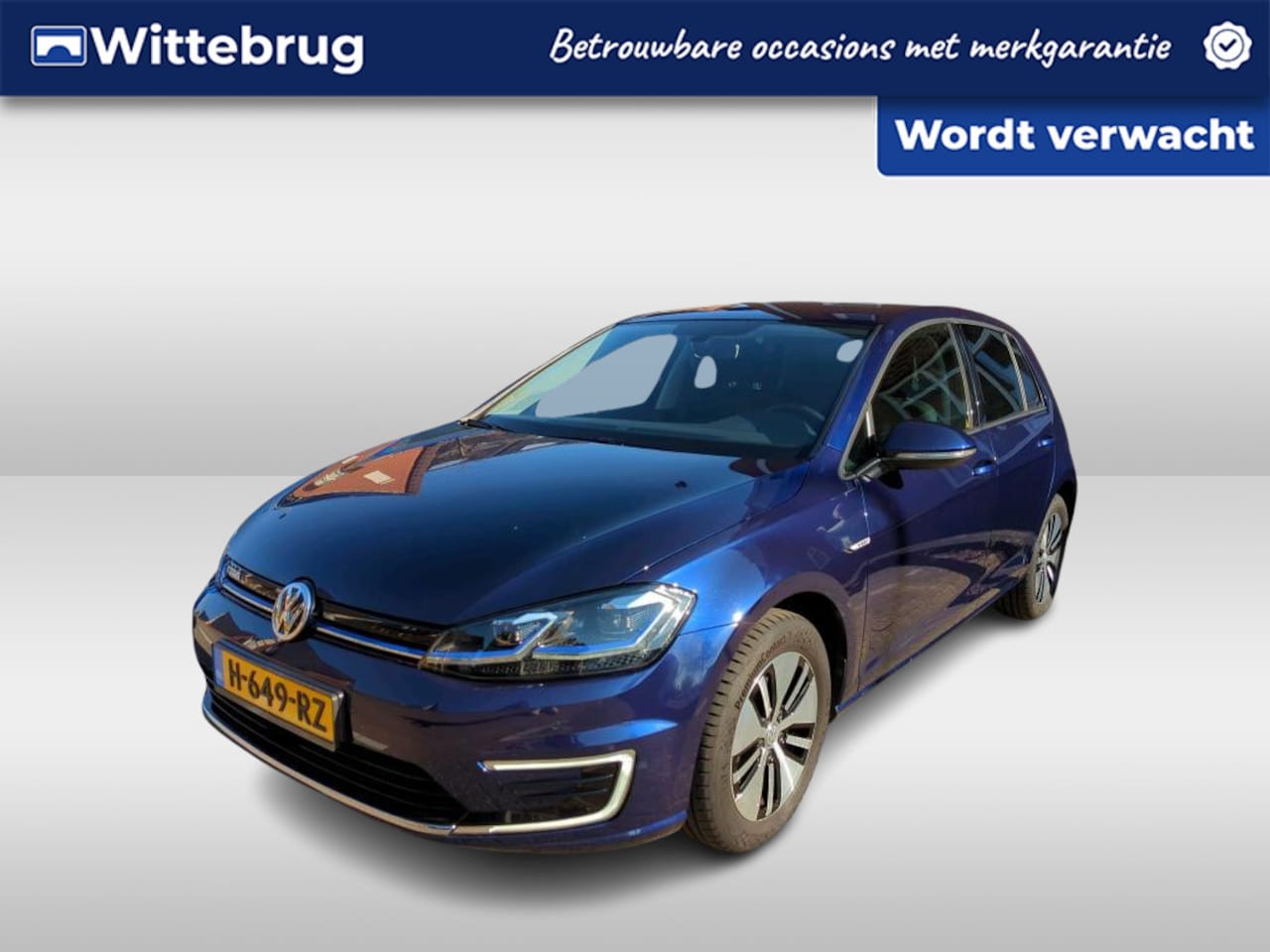 Volkswagen e-Golf - E-DITION / 92% SOH/ CAMERA/ PARK. SENSOREN/ ADAPT. CRUISE/ APP CONNECT/ LED/ NAVI/ 16" LMV - AutoWereld.nl