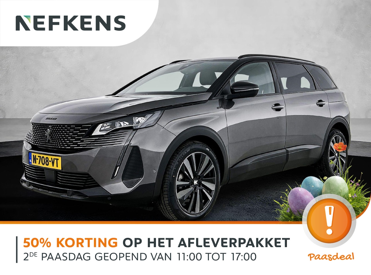 Peugeot 5008 - SUV GT Pack Business 1.6 180pk Automaat | 7 Zitplaatsen | Navigatie | Rondomzichtcamera | - AutoWereld.nl