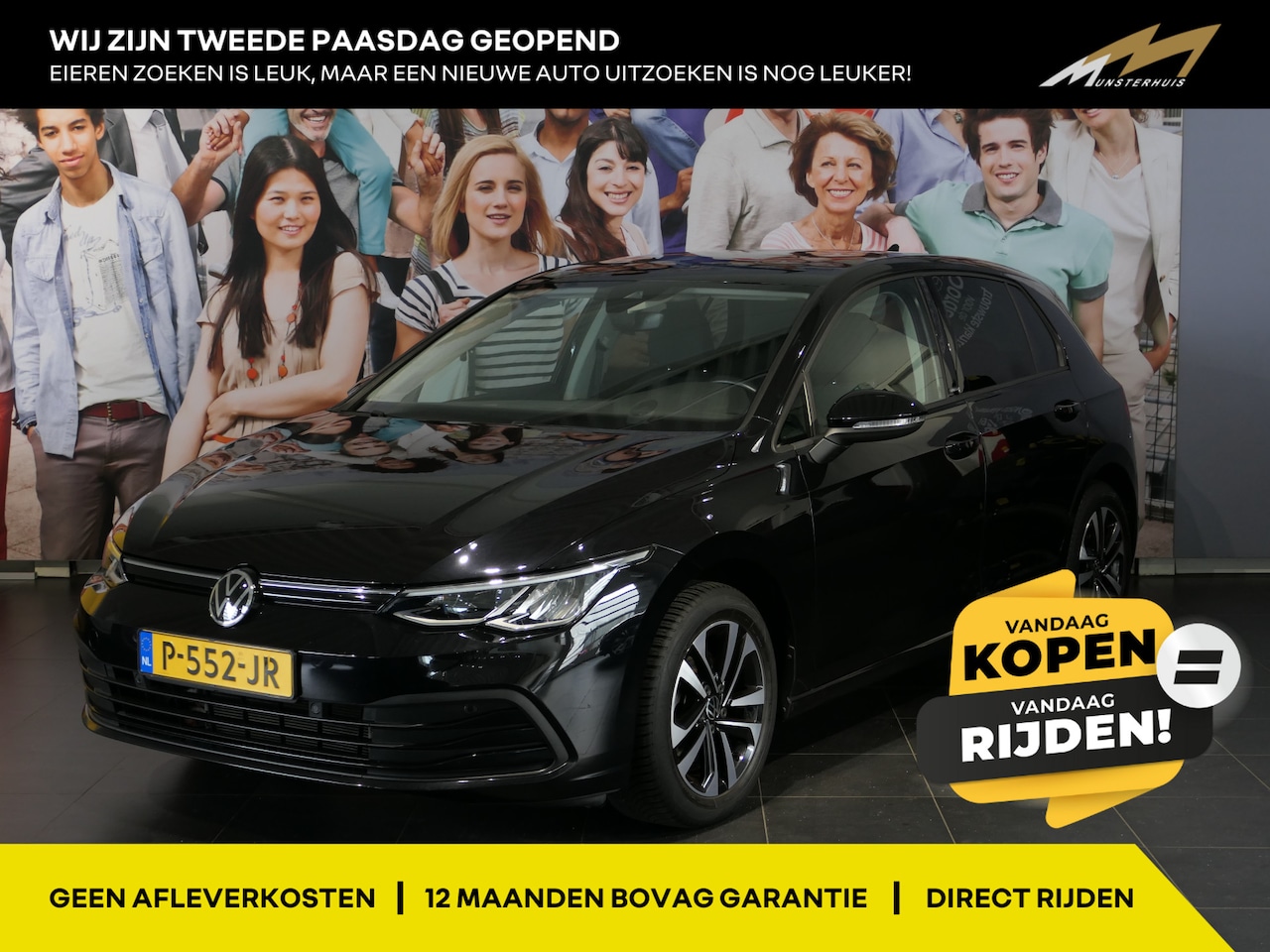 Volkswagen Golf - 1.5 TSI Style - Stoel+ stuurverwarming - Trekhaak - Navi - Apple carplay/ Android auto - AutoWereld.nl