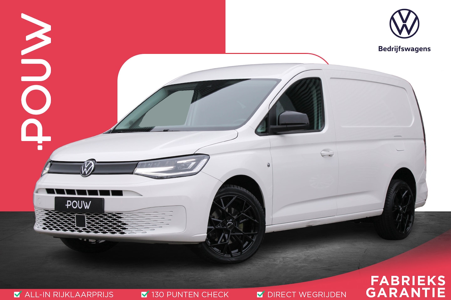 Volkswagen Caddy Cargo Maxi - 2.0 TDI 122pk DSG Exclusive | Adaptive Cruise Control | LED Koplampen | Navigatie | Apple - AutoWereld.nl