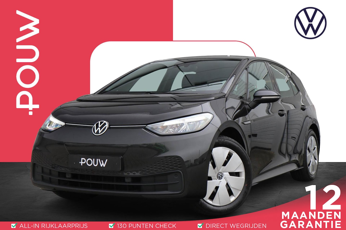 Volkswagen ID.3 - 150pk Pure 45 kWh | SoH 94% | Navigatie | Stoelverwarming | Parkeersensoren - AutoWereld.nl