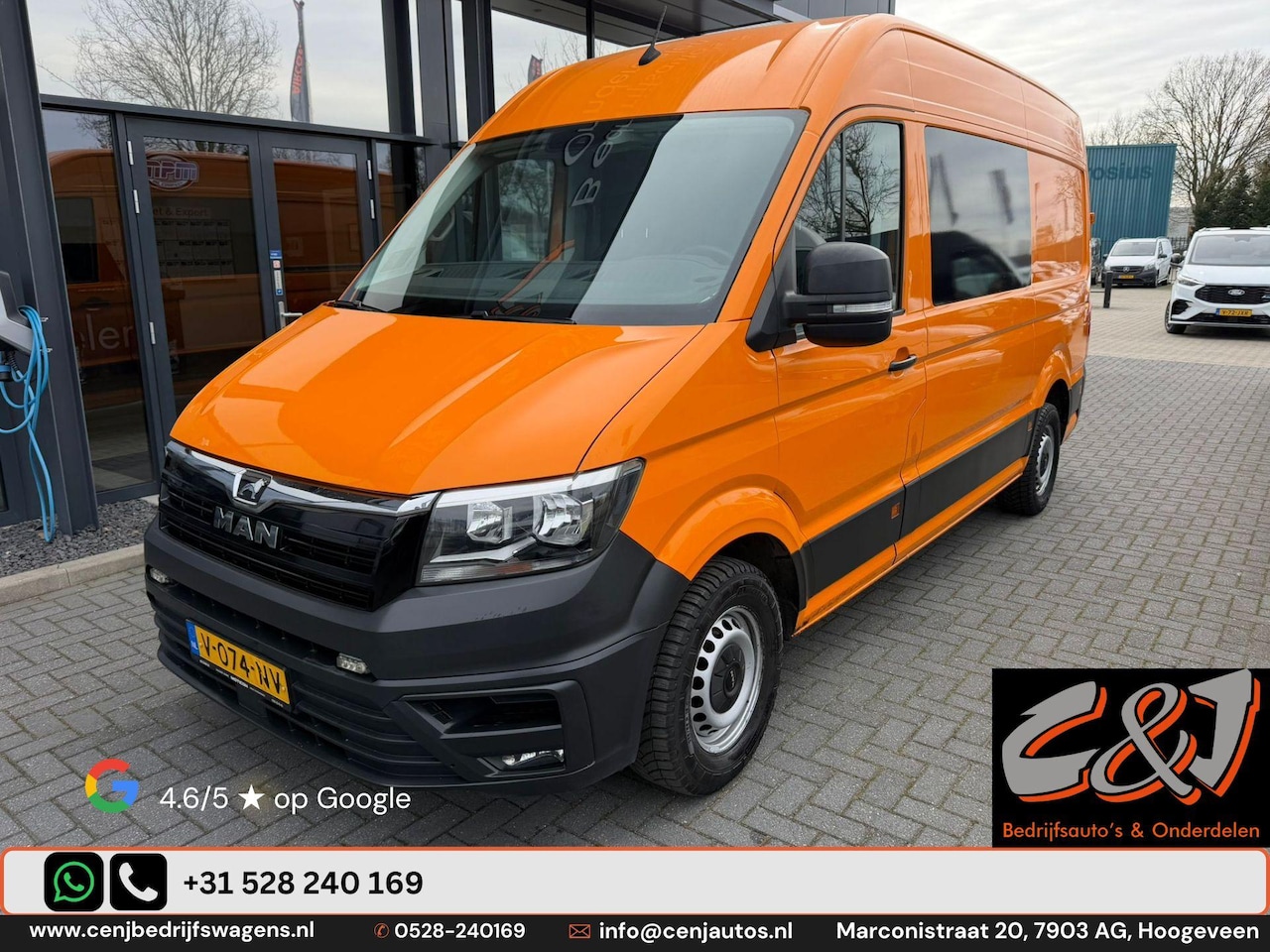 MAN TGE - 35 2.0 Standaard Normaal DC kapotte turbo, cruise, airco DC BTW - AutoWereld.nl