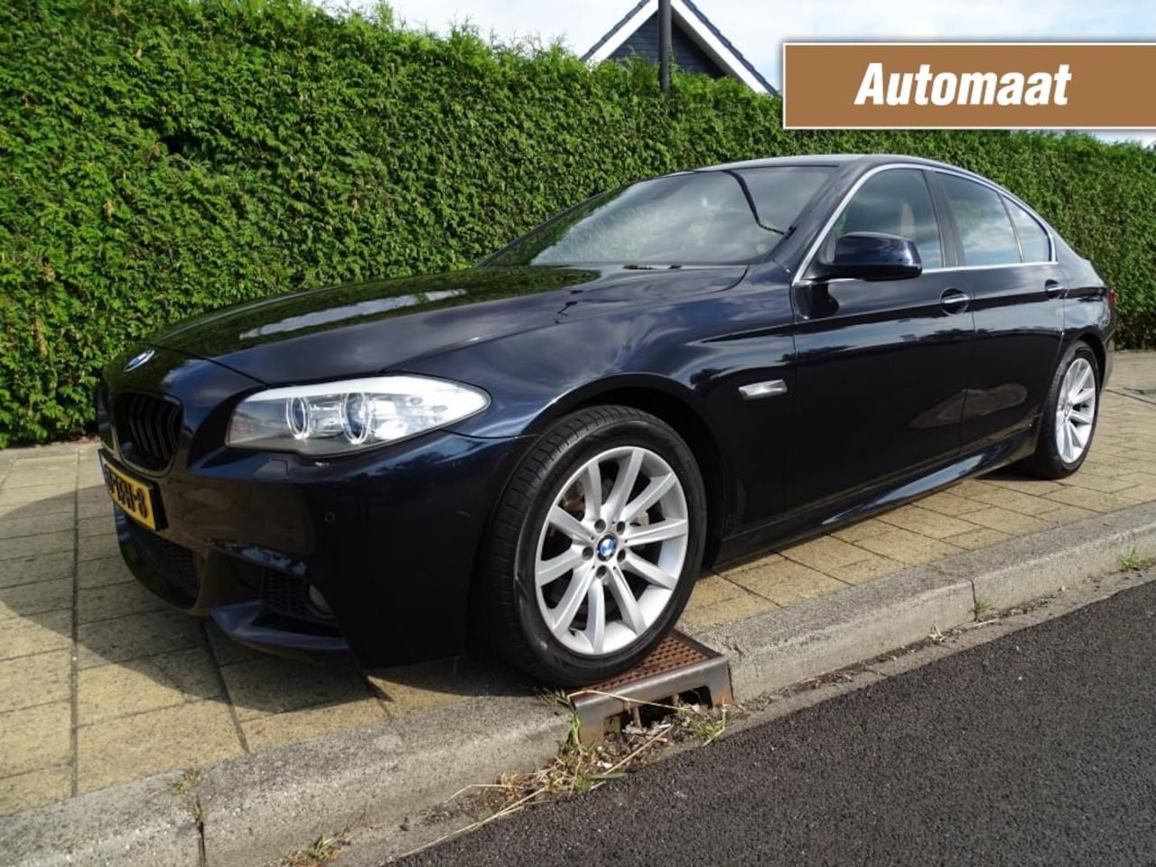 BMW 5-serie - 520I High ex. M-Pakket-Leer-Blth-Navi-Cruise-Pdc - AutoWereld.nl