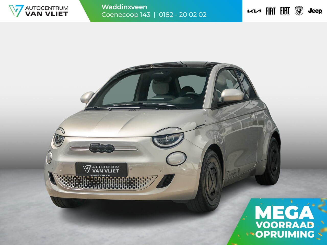 Fiat 500e - Giorgio Armani Edition 42 kWh | 18% Bijtelling | Zeer Exclusief | Beperkte Oplage ! - AutoWereld.nl