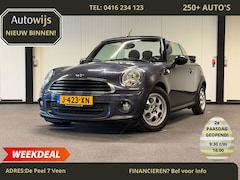 MINI Cabrio - 1.6 One Salt|NAVI|HALF LEER|99DKM|GOED ONDERHOUDEN