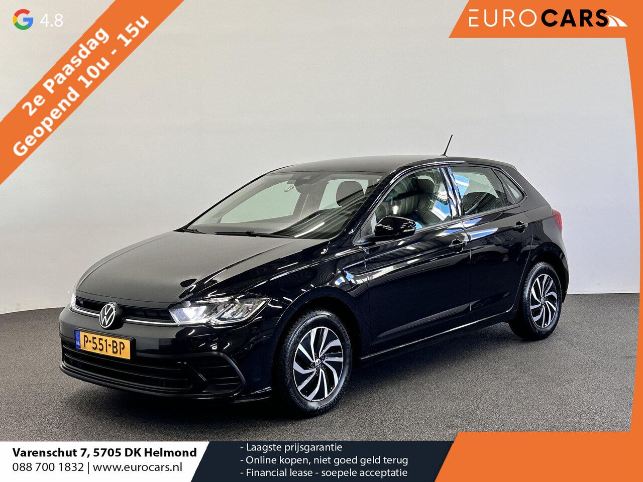 Volkswagen Polo - 1.0 TSI Life Navigatie Apple Carplay/Android Auto Cruise Control Virual Cokpit Full Led Li - AutoWereld.nl