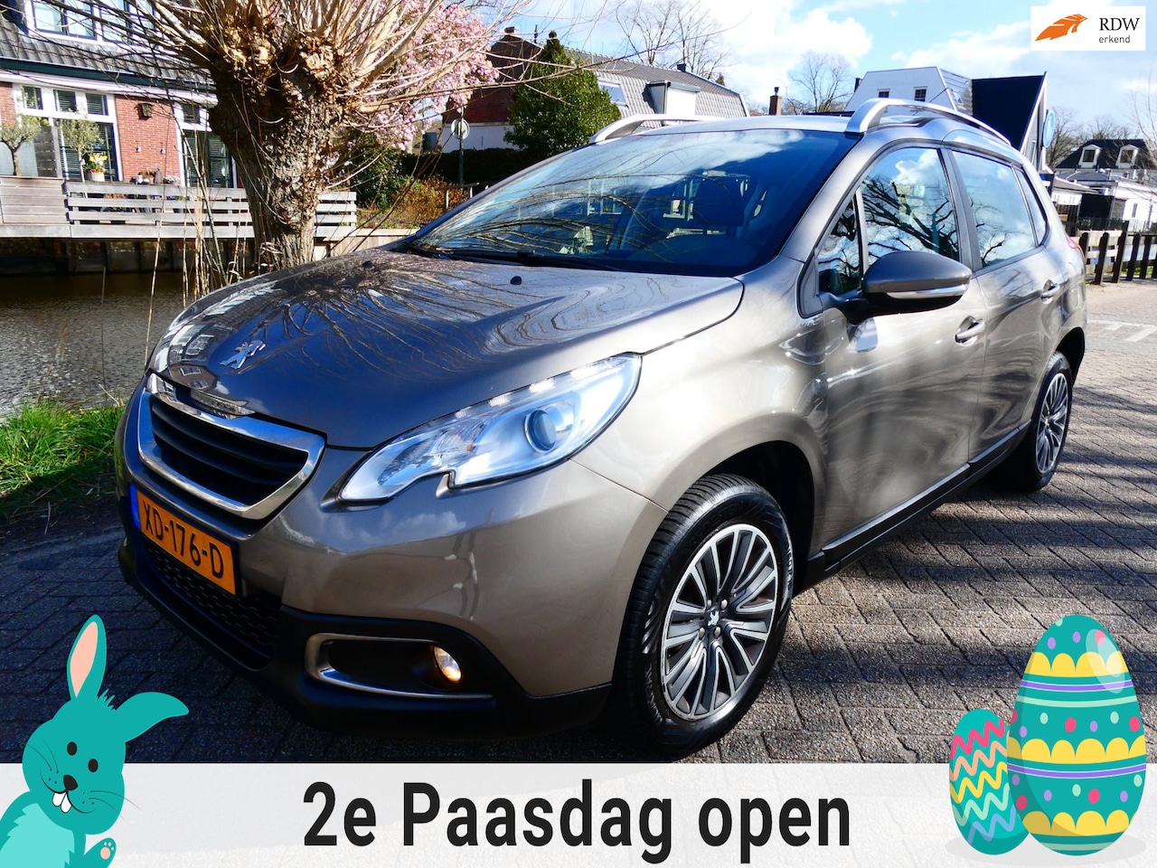 Peugeot 2008 - 1.2i 110pk 2e eig. 129.000km. Airco Cruise Navi Trekhaak 1270kg. - AutoWereld.nl