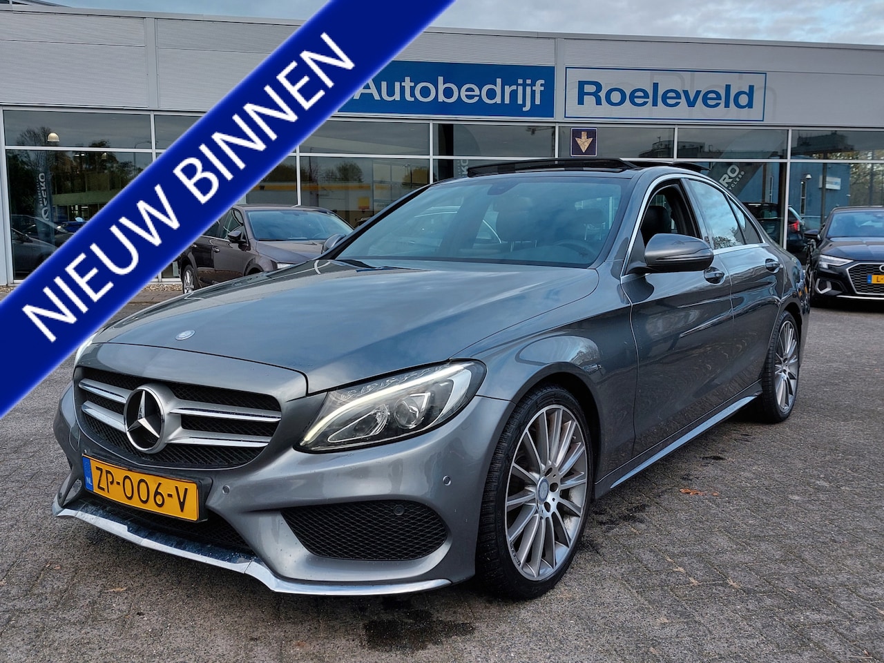 Mercedes-Benz C-klasse - 200 184pk Automaat Sport Edition AMG | Navi | Clima | Cruise | Lederen Bekleding | Led Kop - AutoWereld.nl