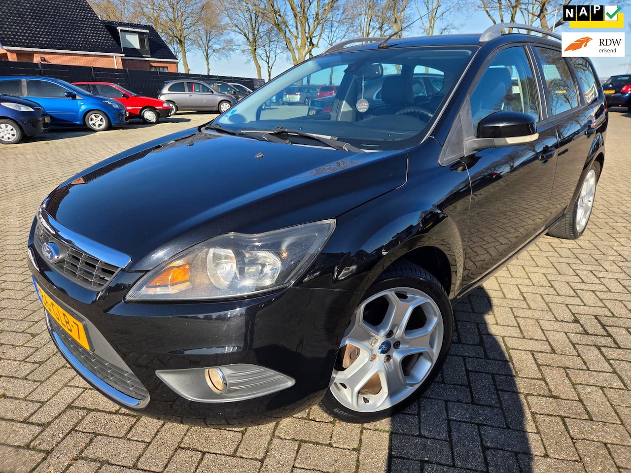 Ford Focus Wagon - 1.8 Titanium Flexi Fuel 2008. Climate/Cruise/Leder/Trekhaak etc.. APK 03-2027 - AutoWereld.nl