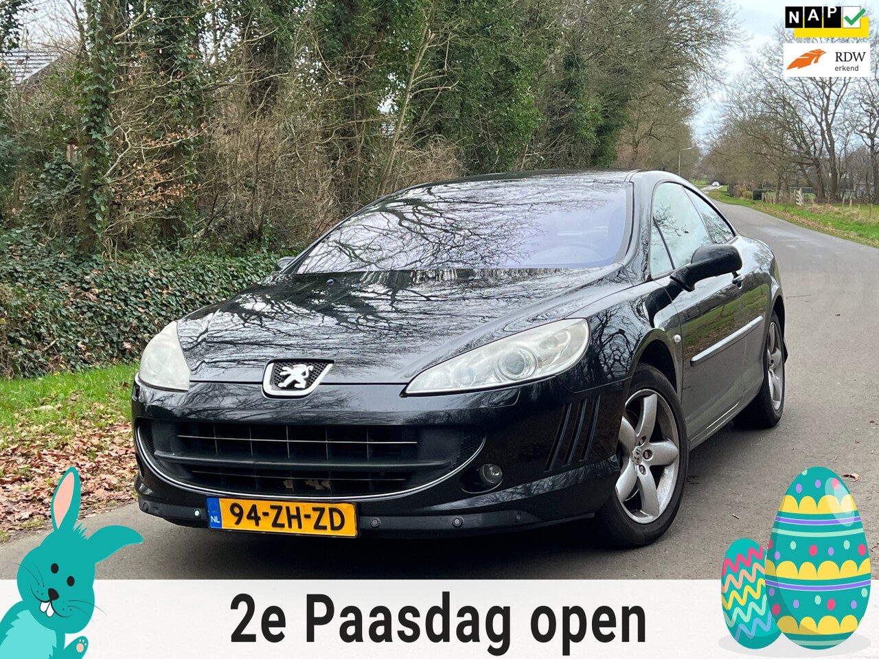 Peugeot 407 Coupé - 2.2-16V Pack | Nieuwe apk + Cruise + Clima + Leder Nu € 1.999,-!!! - AutoWereld.nl