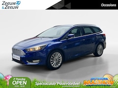 Ford Focus Wagon - 1.0 Titanium Edition | 12 Maanden BOVAG Garantie | Trekhaak | Climate Control | Cruise Con