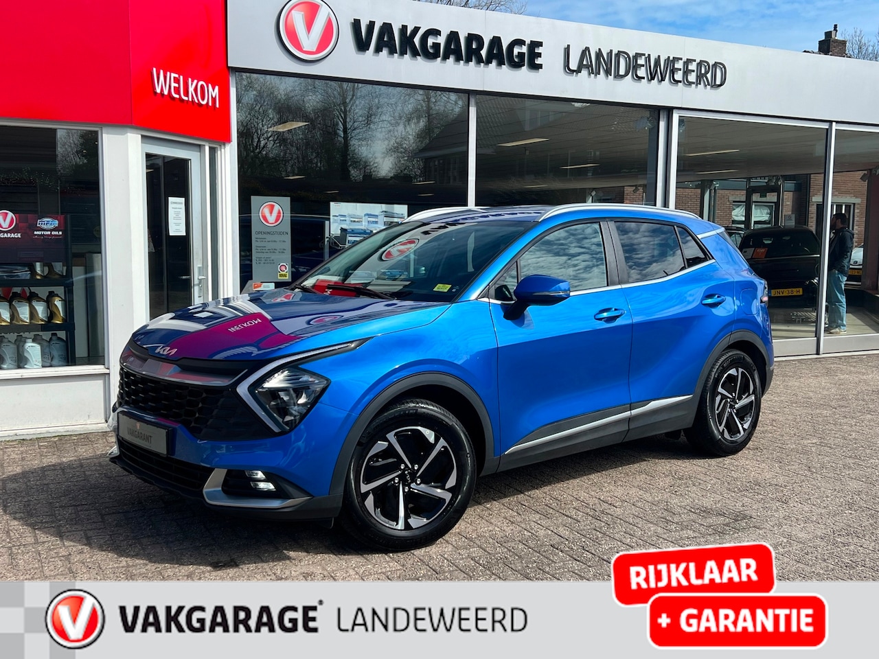 Kia Sportage - 1.6 T-GDi hybrid, DynamicLine, navi, camera, leder, garantie! - AutoWereld.nl