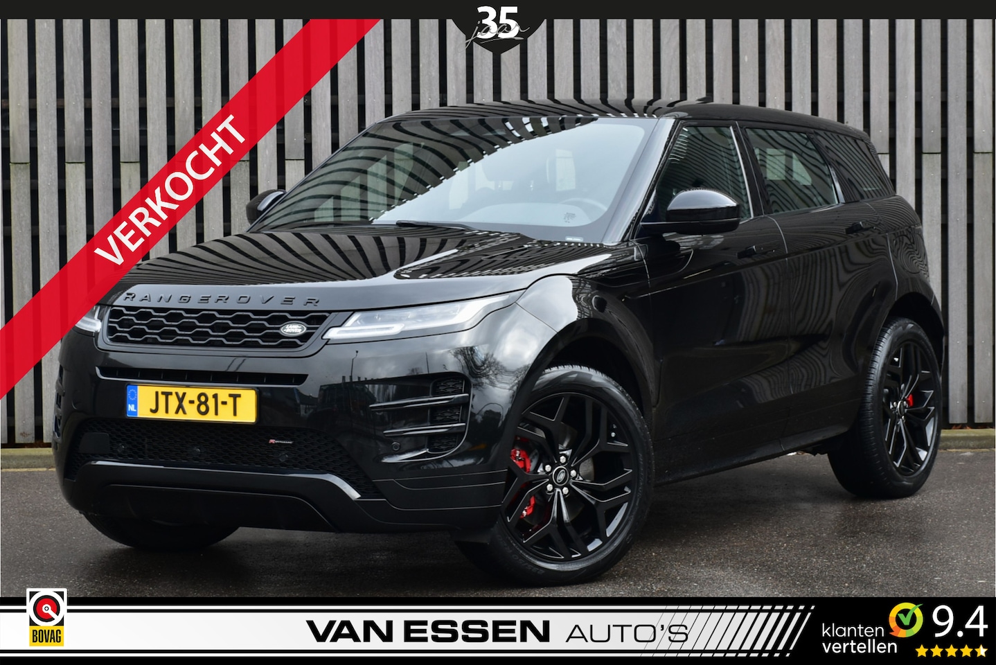 Land Rover Range Rover Evoque - 1.5 P300e AWD R-Dynamic HSE Pano Trekhaak Leder Memory Stoelverw./Ventilatie Meridian! - AutoWereld.nl