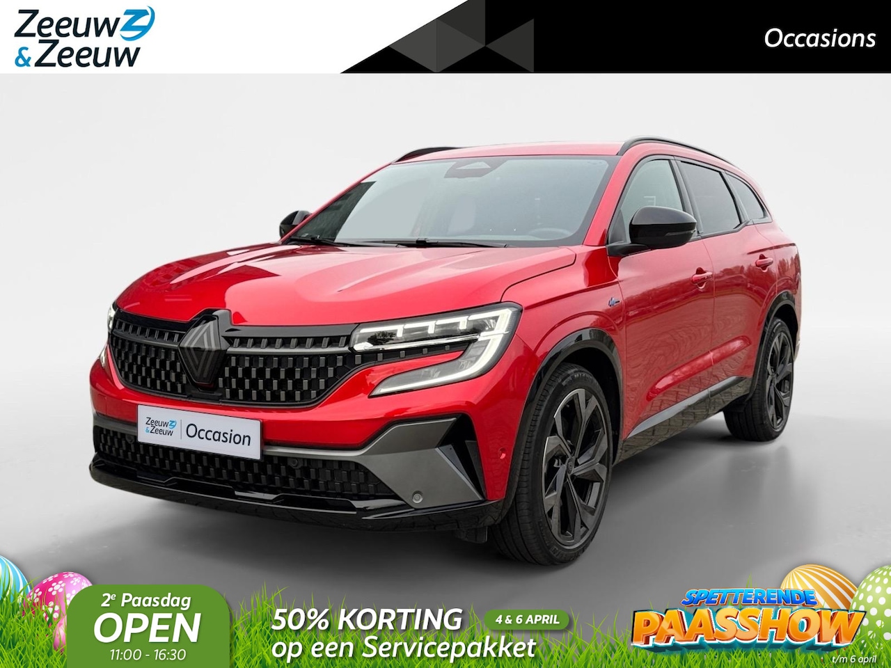 Renault Espace - 200PK E-Tech Full Hybrid Esprit Alpine 7p. AT | 1e eigenaar | 7 Zitplaatsen | Head Up Disp - AutoWereld.nl