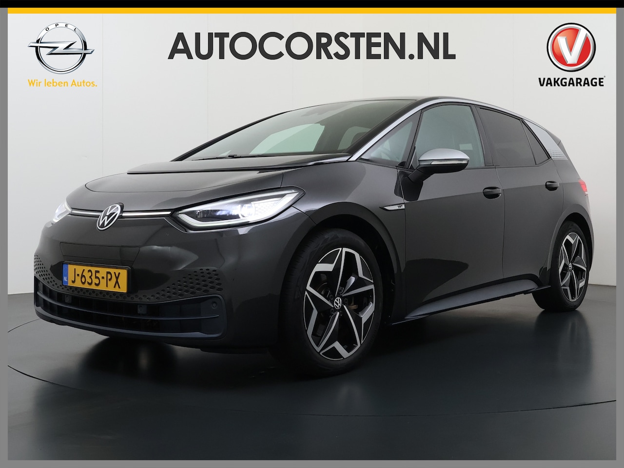 Volkswagen ID.3 - First Plus 62kWh Soh90% Trekhaak Camera Navi-Pro Ecc Adap.Cruise Stuur+Stoelverwarming App - AutoWereld.nl