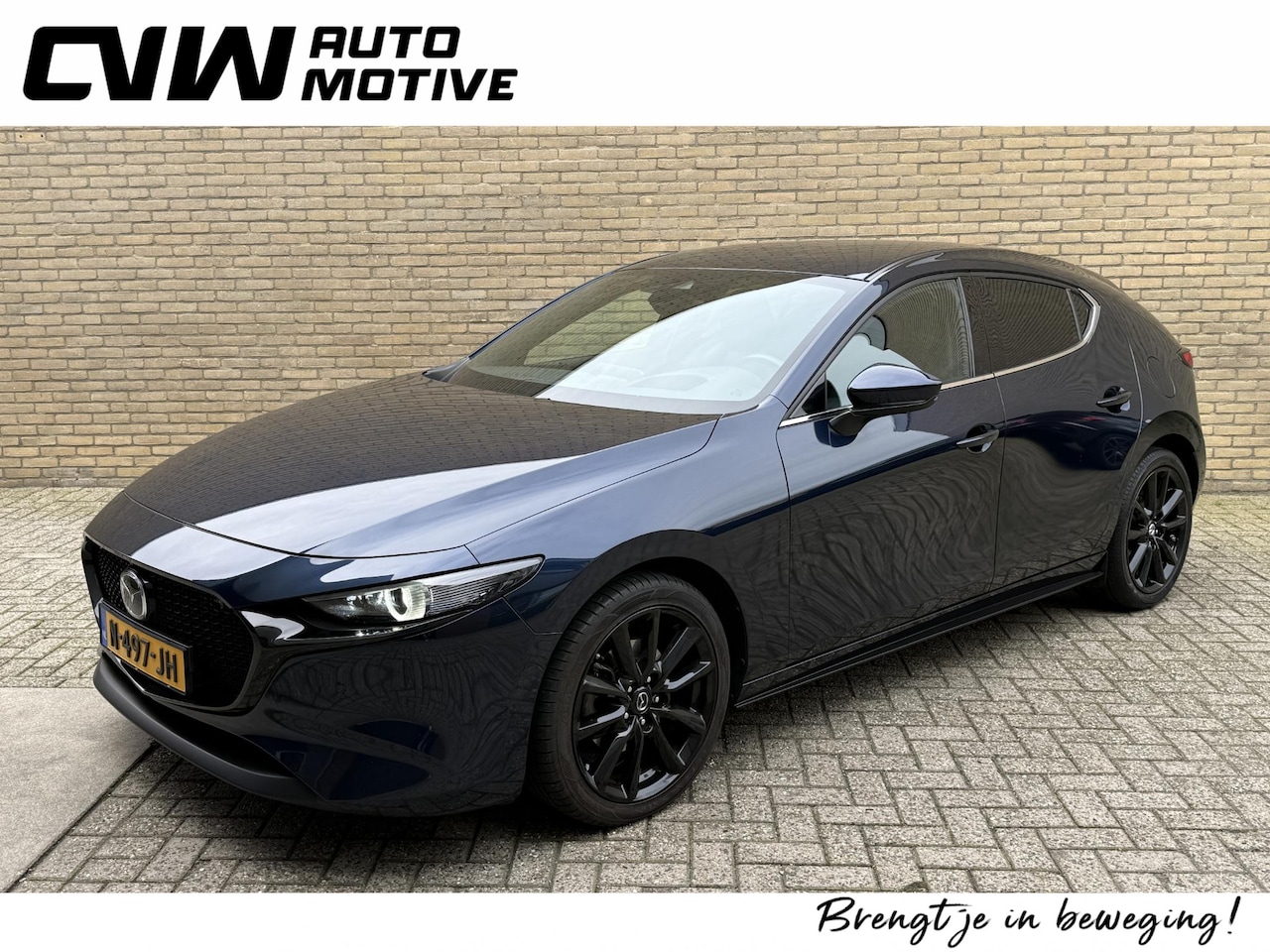 Mazda 3 - 2.0 e-SkyActiv-X M Hybrid 186 Luxury | Lederen bekleding | Adaptieve cruise | Lane assist - AutoWereld.nl