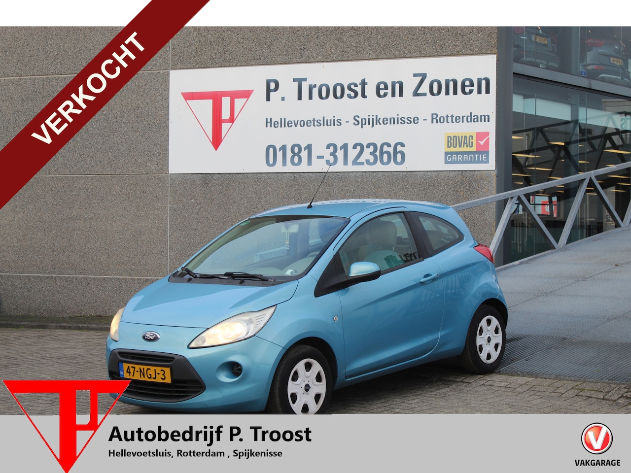 Ford Ka - 1.2 Airco MEENEEMPRIJS/EXPORT/HANDEL 2de Paasdag geopend 12:00-17:00 - AutoWereld.nl