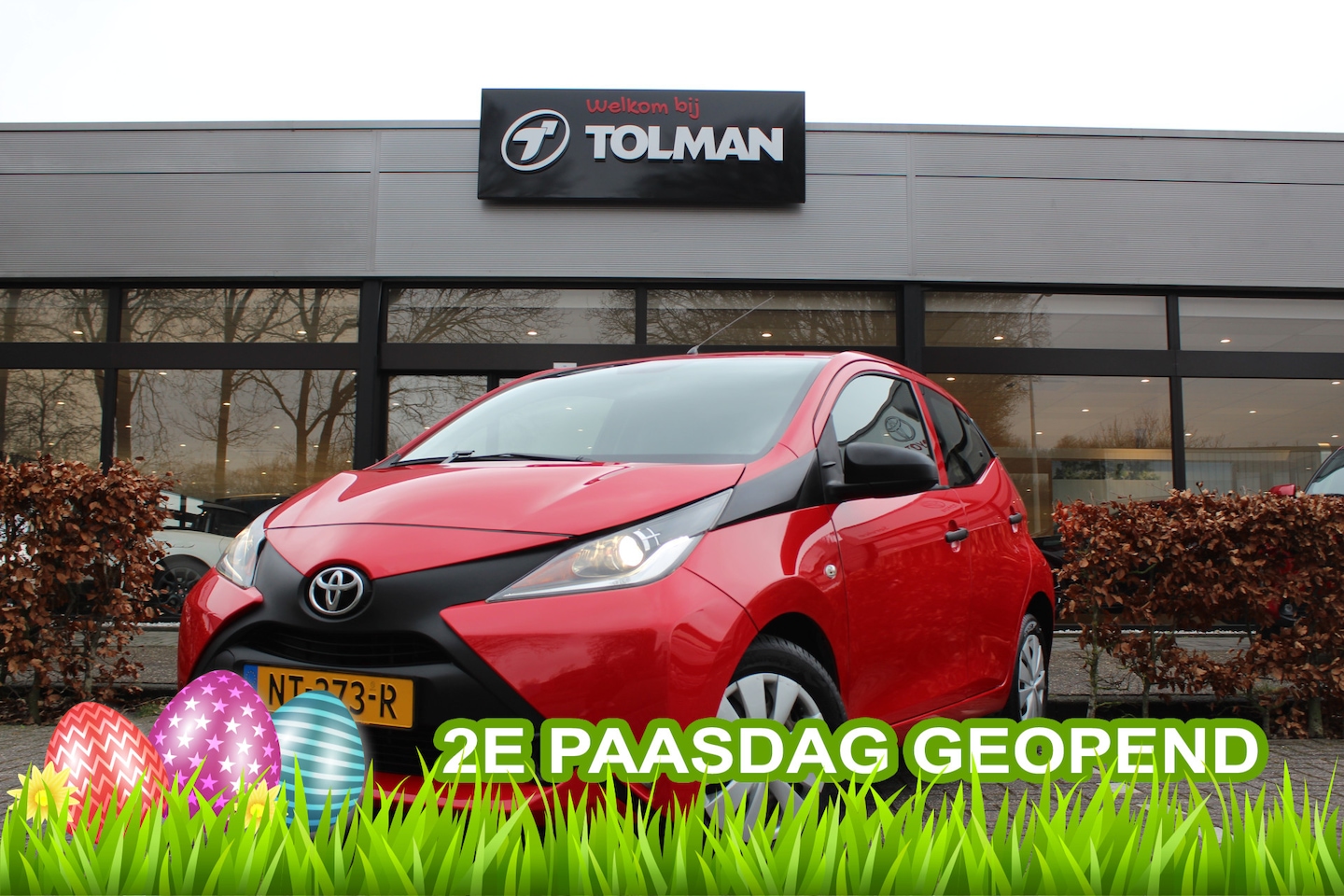 Toyota Aygo - 1.0 VVT-i x-now 2e Paasdag open van 10:00 - 15:00 | Rijklaar | 5-deurs | Airco | Audio | E - AutoWereld.nl