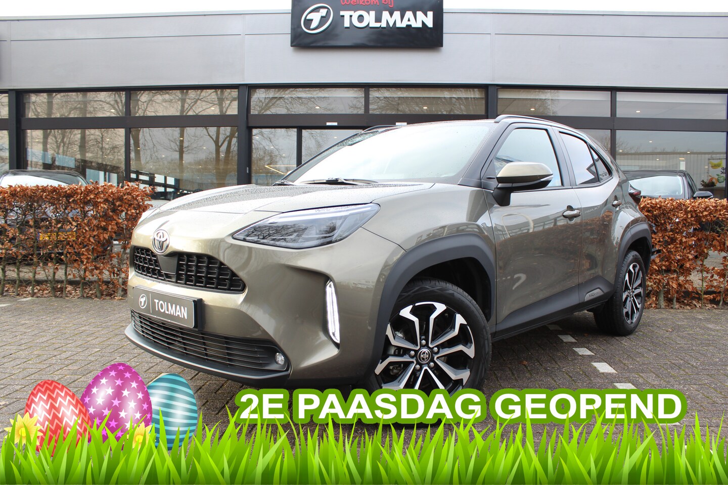 Toyota Yaris Cross - 1.5 Hybrid 115 Dynamic Plus 2e Paasdag open van 10:00 - 15:00 | Rijklaar | Stoel/-stuurver - AutoWereld.nl