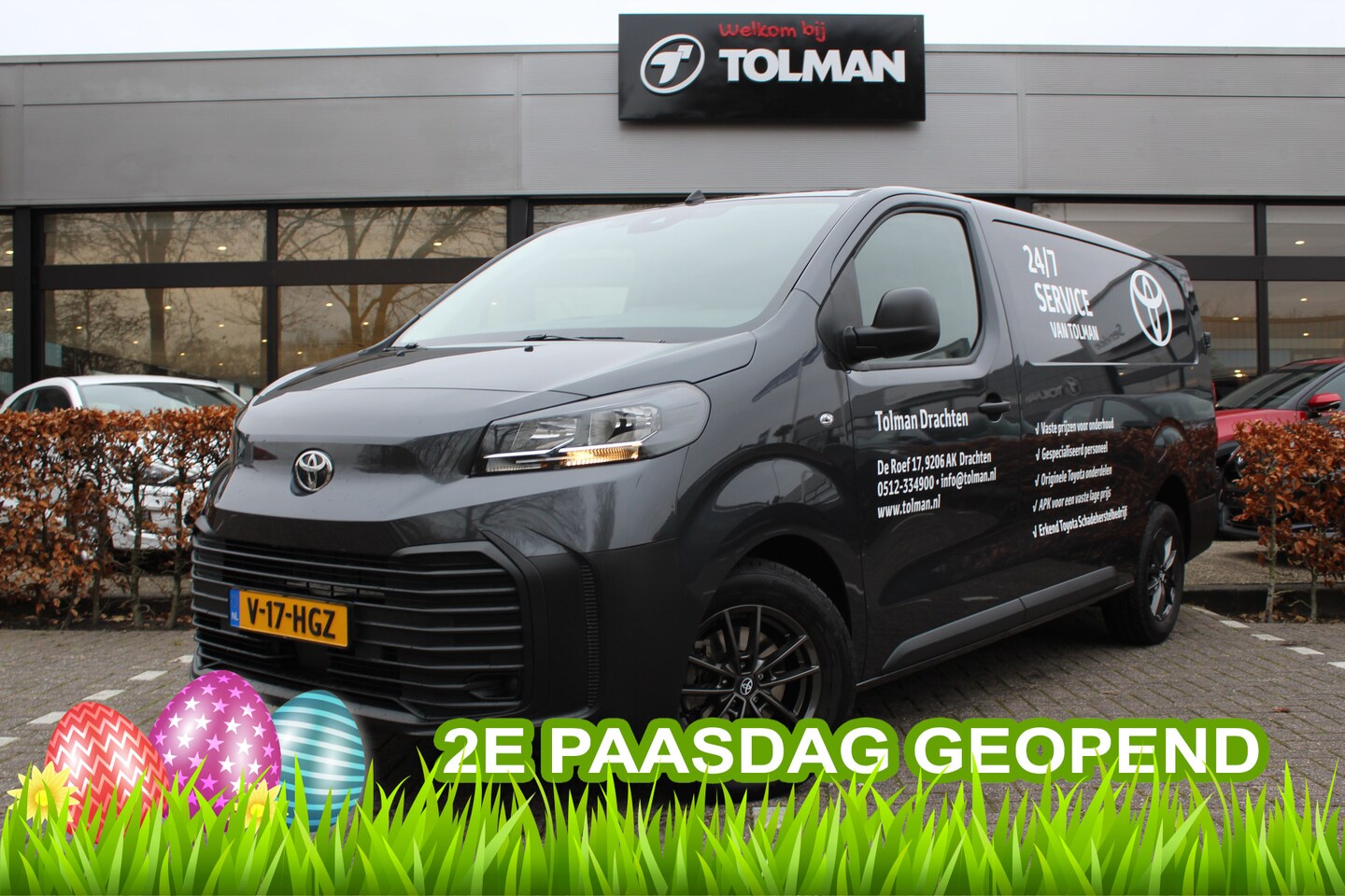 Toyota PROACE Long Worker - 2.0 L2 Challenger 2e Paasdag open van 10:00 - 15:00 | Rijklaar | Trekhaak | Apple/Android - AutoWereld.nl