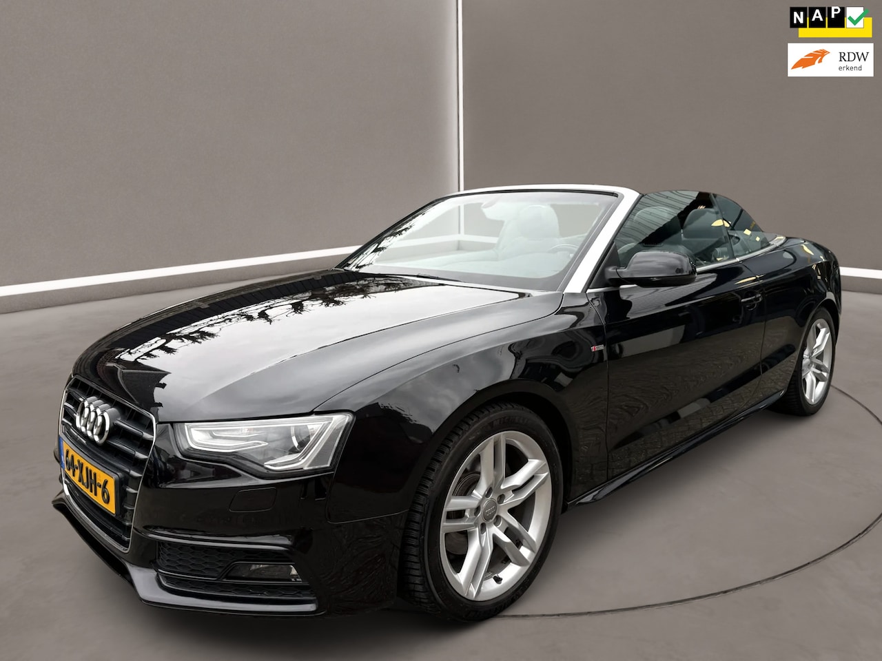 Audi A5 Cabriolet - 1.8 TFSI S- Line 170 Pk Airco Navi Leer Xenon 178 km Nap - AutoWereld.nl