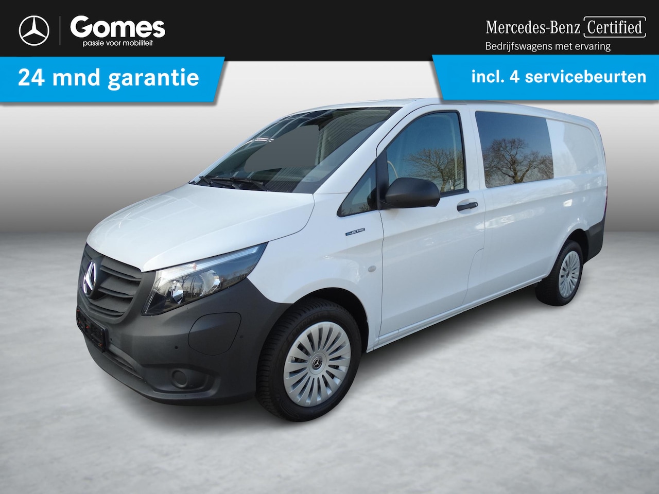 Mercedes-Benz eVito - eVito Lang 66 kWh | Achterdeuren | Comfort stoelen | Navigatie - AutoWereld.nl