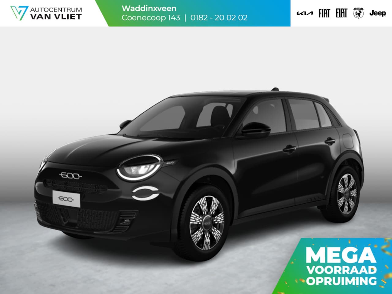 Fiat 600 - 1.2 Hybrid Icon | Clima | Navi | Keyless | Camera | Apple Carplay - AutoWereld.nl