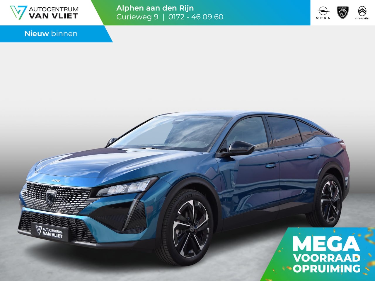 Peugeot 408 - 1.2 Hybrid 145 e-DCS6 Allure Tot 8 jaar garantie | 145 PK | 19" L.M.V. | CONNECTED NAV PAC - AutoWereld.nl