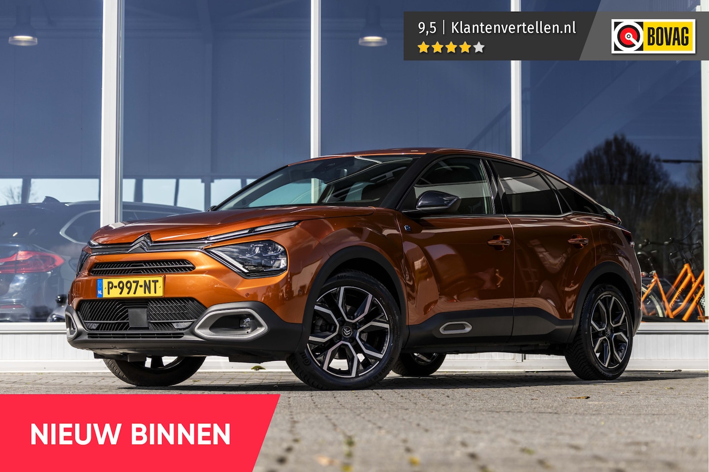 Citroën Ë-C4 - Shine 50 kWh | SOH 90% | Head-up | Leder - AutoWereld.nl