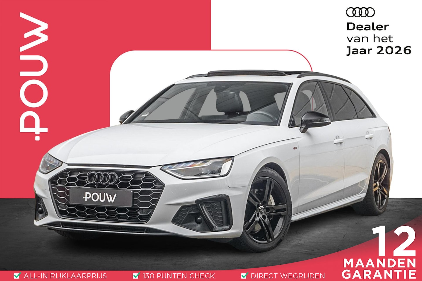 Audi A4 Avant - 40 TFSI 204pk S Edition Competition | Panoramadak | Camera | Tour Pakket | Bang & Olufsen - AutoWereld.nl