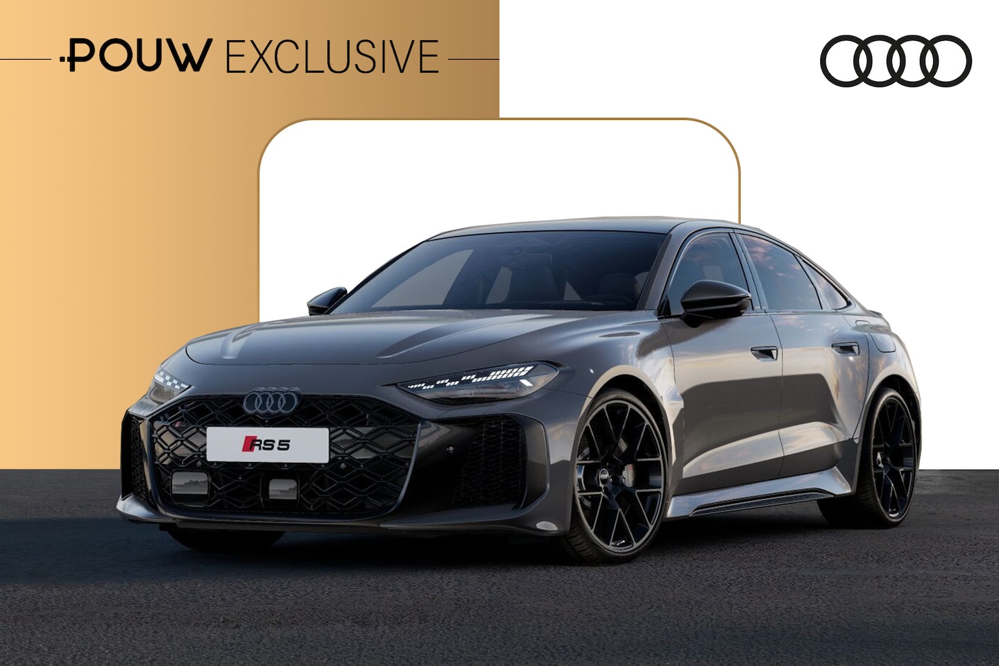 Audi RS5 - Limousine 2.9 e-hybrid 639pk quattro | Optiekpakket Carbon Camouflage | RS Keramische Remm - AutoWereld.nl