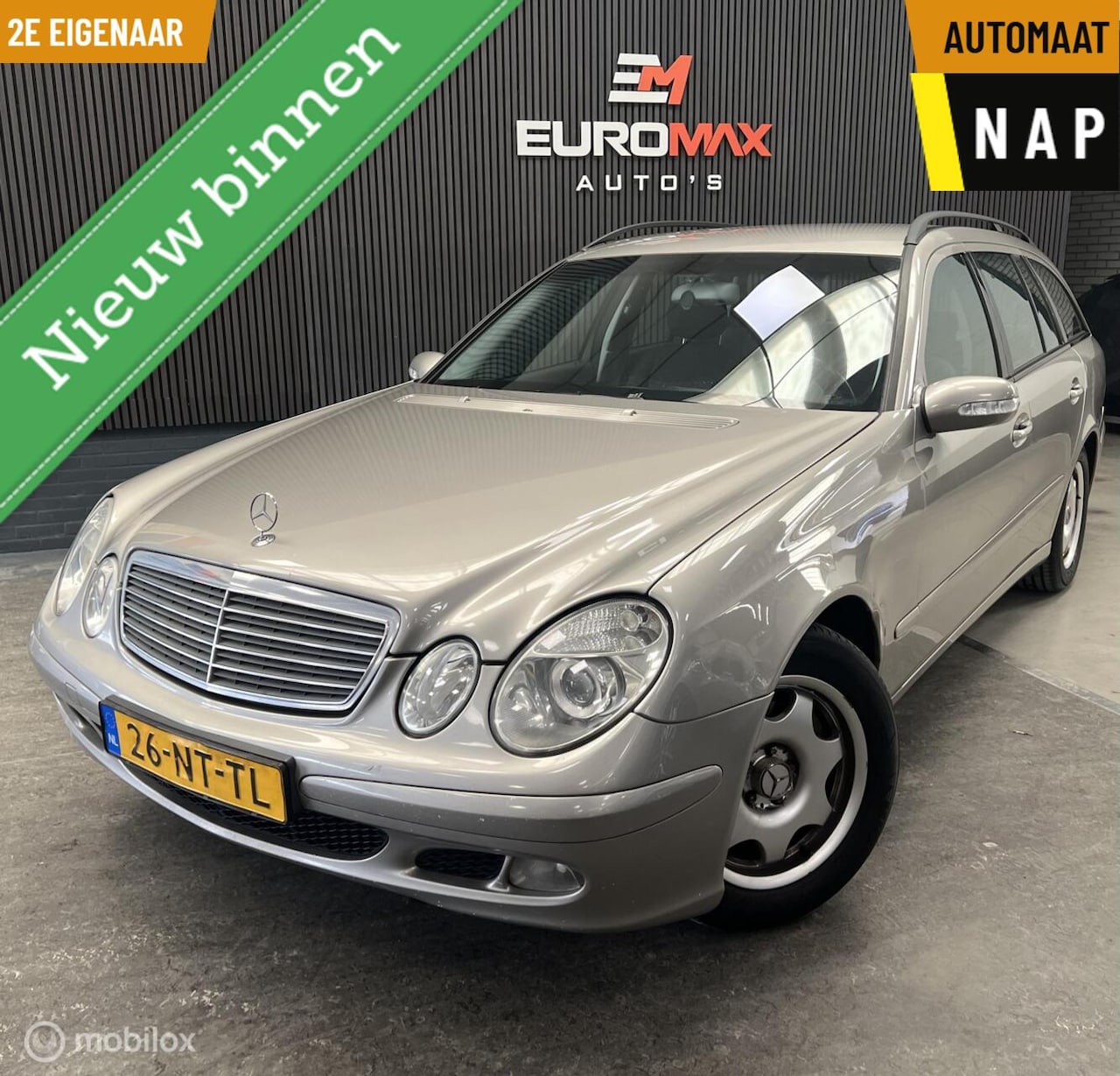 Mercedes-Benz E-klasse Combi - 200 K. Avantgarde NAP - Automaat - AutoWereld.nl