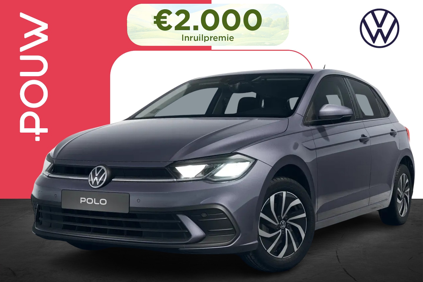 Volkswagen Polo - 1.0 TSI 95pk DSG Life Edition | LMV 15'' | Parkeersensoren - AutoWereld.nl