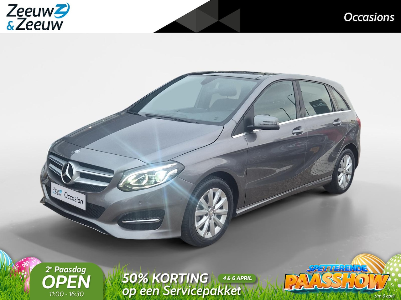 Mercedes-Benz B-klasse - 180 Ambition | Trekhaak | PDC | LMV | 1ste Eigenaar | Panoramadak | 1 jaar Garantie - AutoWereld.nl