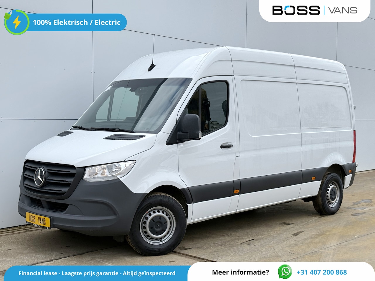 Mercedes-Benz eSprinter - 312 55kWh L2H2 168km WLTP 95% (SOH) 80kw Snelladen Climate Control Camera Stoelverwarming - AutoWereld.nl
