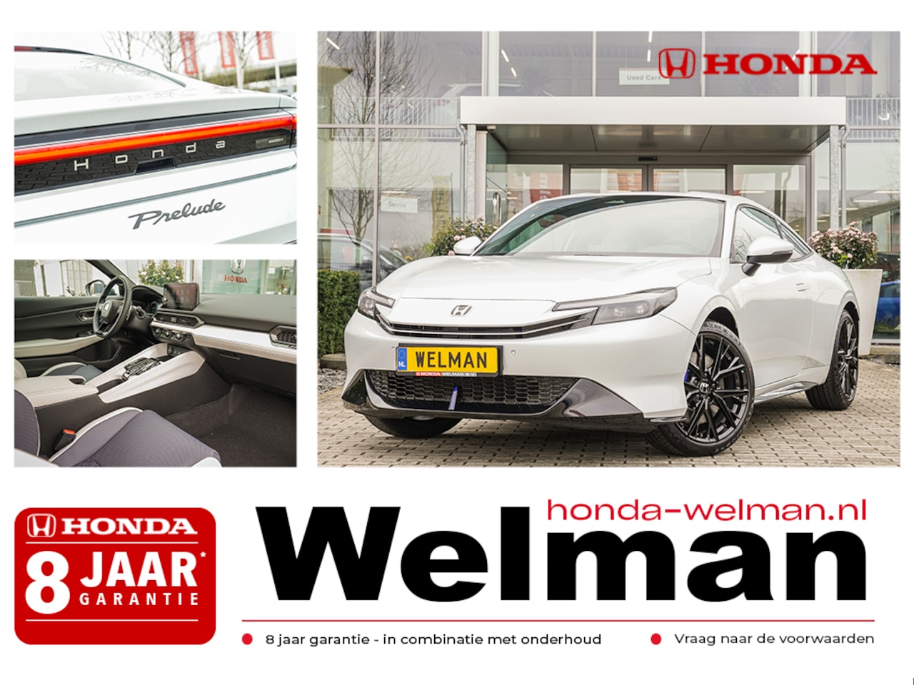 Honda Prelude - 2.0i e:HEV ADVANCE - NIEUW - FULL HYBRID - TWO TONE INTERIEUR - AUTOMAAT - AutoWereld.nl
