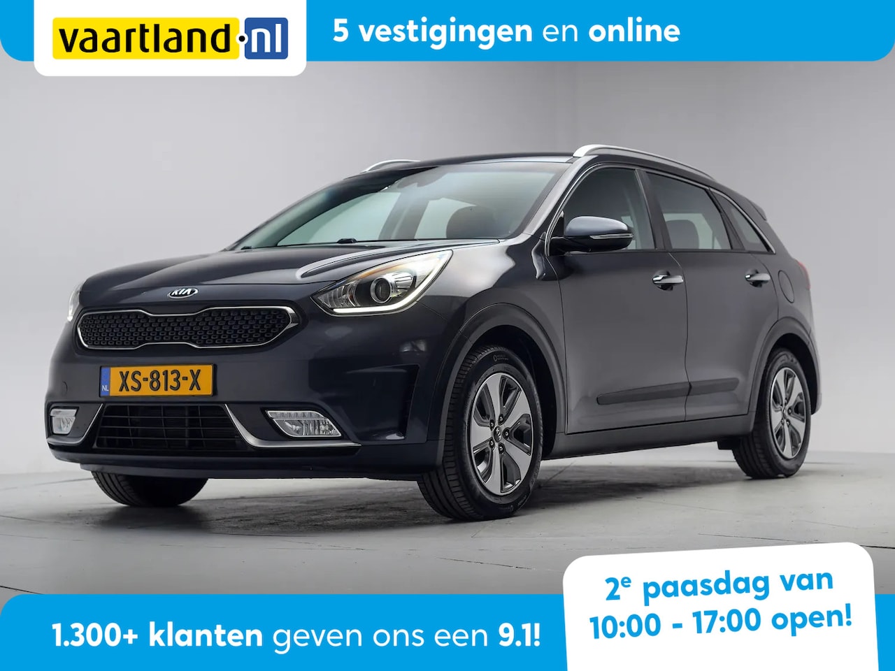 Kia Niro - 1.6 GDi Hybrid DynamicLine Aut. [ Navi Trekhaak Camera Apple/Android ] - AutoWereld.nl