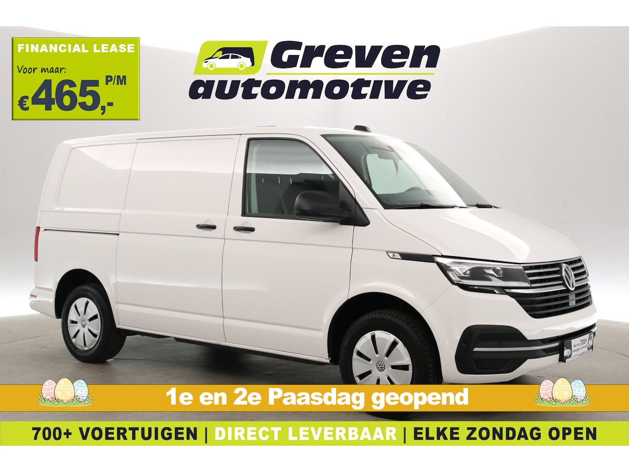 Volkswagen Transporter - 2.0 TDI L1H1 150PK | DSG | Airco | Adap. Cruise | 3 Zits | Camera | Virtual | Trekhaak | C - AutoWereld.nl